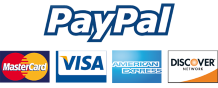 We Accept All Major Credit Cards and PayPal